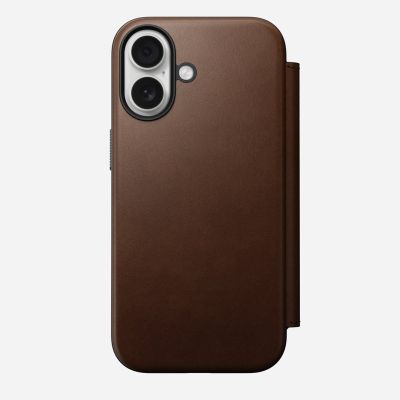 8. Nomad NM014209858 pokrowiec na telefon komórkowy 16 cm (6.3") Folio Brązowy