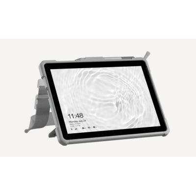 4. UAG Plasma - obudowa ochronna z podstawką i paskiem na ramię i dłoń do Microsoft Surface Go 1/2/3/4 G (wersja OEM) (white/gray)