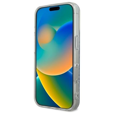 5. Etui Guess IML 4G MagSafe na iPhone 16 Pro Max - niebieskie