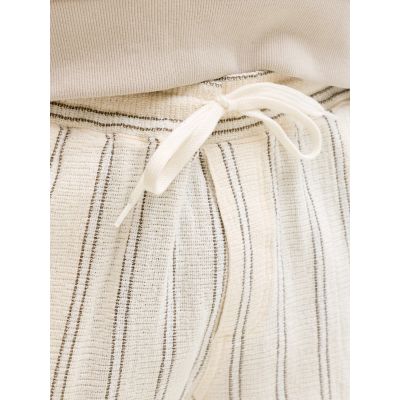 5. Jack&Jones męskie szorty paski JPSTJAIDEN COBA STRIPE JOG SHORTS REG SN 12274413  Antique White Stripes