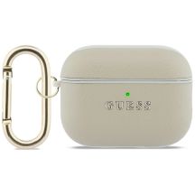Etui Guess Grained Classic Logo Hook na AirPods Pro 3 - złote
