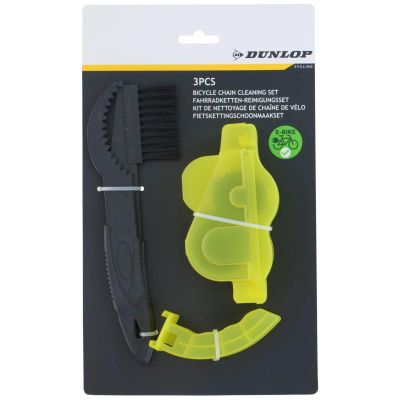 8. ZESTAW SZCZOTEK DO CZYSZCZENIA ROWERU 3 ELEMENTY DUNLOP