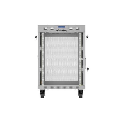 12. LANBERG SZAFA STOJĄCA 19" 15U 600X600 LCD SZARA