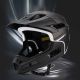 14. Kask rowerowy fullface Wozinsky z odpinanym daszkiem lekki 57-62 cm - czarny