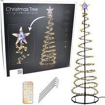 CHOINKA DEKORACYJNA 756LED WATERFALL 210CM BLACK