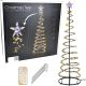 CHOINKA DEKORACYJNA 756LED WATERFALL 210CM BLACK