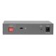 4. LevelOne PoE+Switch 3xGE PoE/1xHi-PoE 60W unmanaged Plastik