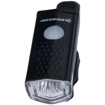 4. Zestaw lampek rowerowych Dunlop Led, ładowanie USB, tył+przód 473758