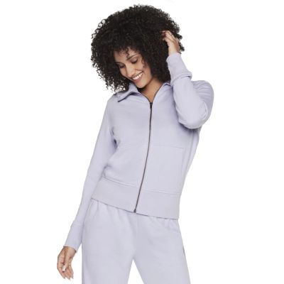 3. Skechers The Hoodless Hoodie Diamond Jacket W3JA262-LVLP Fioletowe L