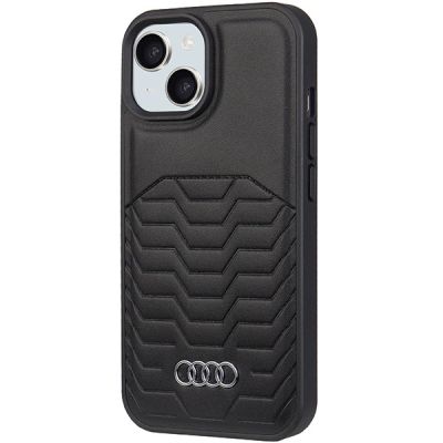 2. Etui Audi Synthetic Leather z MagSafe na iPhone 15 / 14 / 13 - czarne