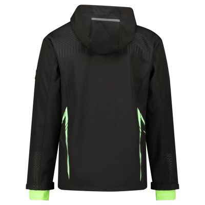6. Softshell Męski Geographical Norway Trelino Black-Green Db Men 0124 czarny / zielony (WZ8556H/GN-Black / Green)