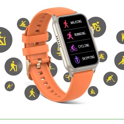 12. Smartwatch Damski RUBICON RNCF06 Black/Dark Blue SMARUB220