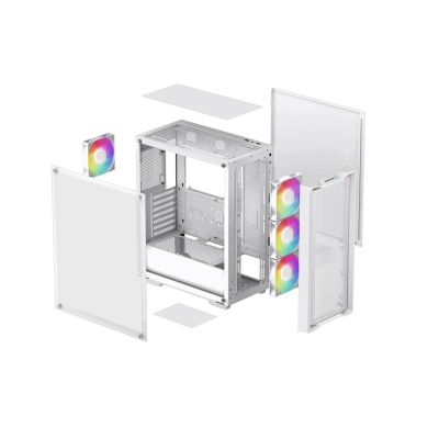 11. DeepCool CC560 MESH V2 WH Midi Tower Biały