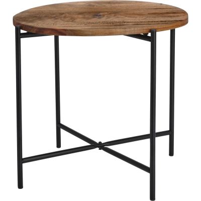 3. STOLIK KAWOWY BLAT DREWNIANY 48x38CM