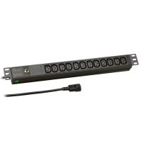 EFB Elektronik EK631CC.1 rozdzielacz zasilania PDU 12 x gniazdo sieciowe 1U Czarny