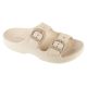 Crocs Saturday Enamel Buckle Sandal W 212867-2MC Beżowe 36/37