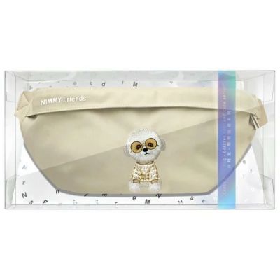 12. Torba na ramię Nimmy Crossbody Glasses Cool Dog - zielona