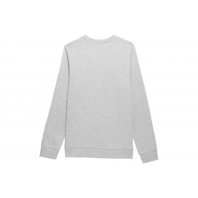 3. Bluza 4F M 4FSS23TSWSM349 chłodny jasny szary melanż