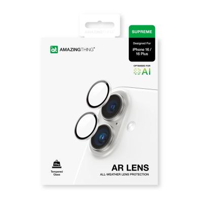4. Szkło hartowane AMAZINGTHING AR 2 Lens Glass Full Clear do iPhone 16 / 16 Plus - przezroczyste