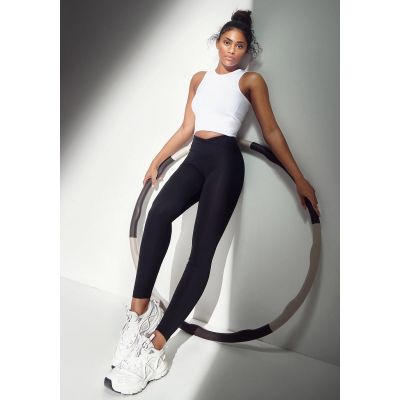 2. Legginsy treningowe damskie CASALL Overlap High Waist Tights kolor czarny