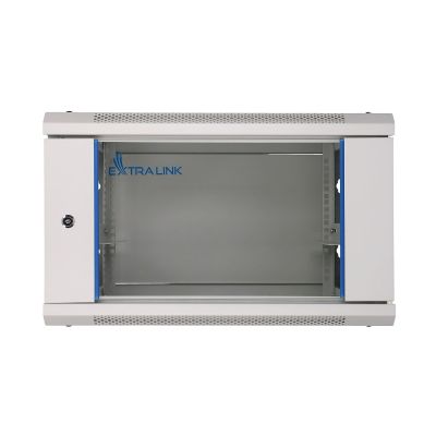 2. Extralink Szafa rack 4U 600x600 Szara montowana na ścianie