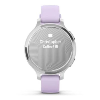 6. Zegarek Garmin Lily 2 Active 38mm Silver/Jasmine Purple