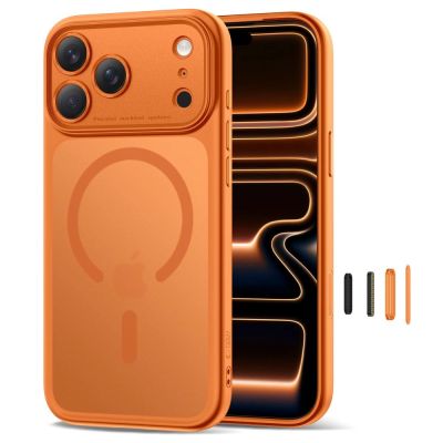 2. Etui Tech-Protect Magpeak MagSafe CC na iPhone 17 Pro - pomarańczowe