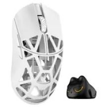 WLMOUSE Beast X Mini Pro Solid Sides Gaming Maus, Omron Optical Switches - weiß