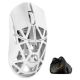 WLMOUSE Beast X Mini Pro Solid Sides Gaming Maus, Omron Optical Switches - weiß