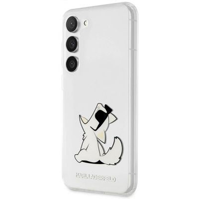 2. Etui Karl Lagerfeld Choupette Fun na Samsung Galaxy S23+ - przezroczyste