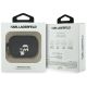 4. Etui Karl Lagerfeld Silicone Karl & Chaupette Head 3D na AirPods Pro 3 - czarne