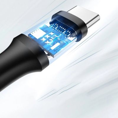 7. Kabel Ugreen US287 60117 USB-A / USB-C 3A 1.5m - czarny