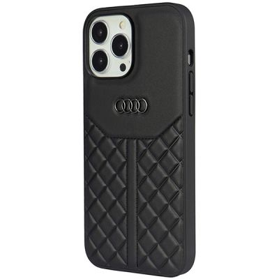 3. Etui Audi Genuine Leather na iPhone 13 Pro Max - czarne