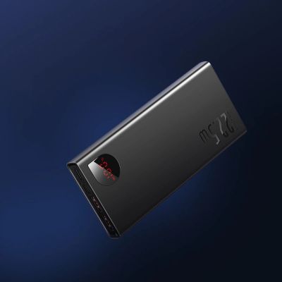 19. Baseus Adaman Metal powerbank z szybkim ładowaniem 10000mAh 22.5W (Overseas Edition 2021) czarny
