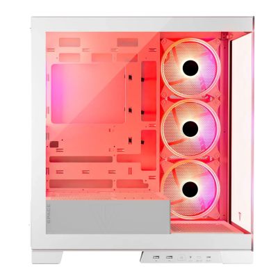 15. MODECOM OBUDOWA VOLCNO SPACE APEX ARGB MIDI WHITE