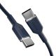 4. Kabel Puro ICON USB-C - USB-C 1,5m - granatowy