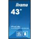 3. Monitor Iiyama 43 LH4360UHS-B2AG HDMI USB - 107.9 cm - 42.5"