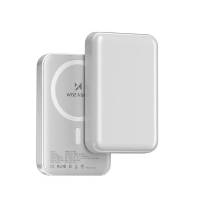 2. Powerbank magnetyczny Wozinsky WRW349YWS 10000 mAh - biały