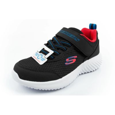 3. Skechers buty dziecięce sportowe Bounder na rzep lekkie modne czarne