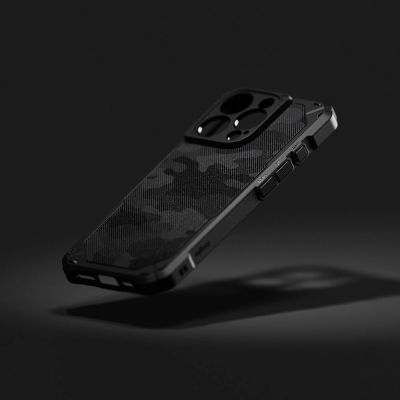 4. Etui Ringke Rugged Gear MagSafe na iPhone 16 Pro - czarny