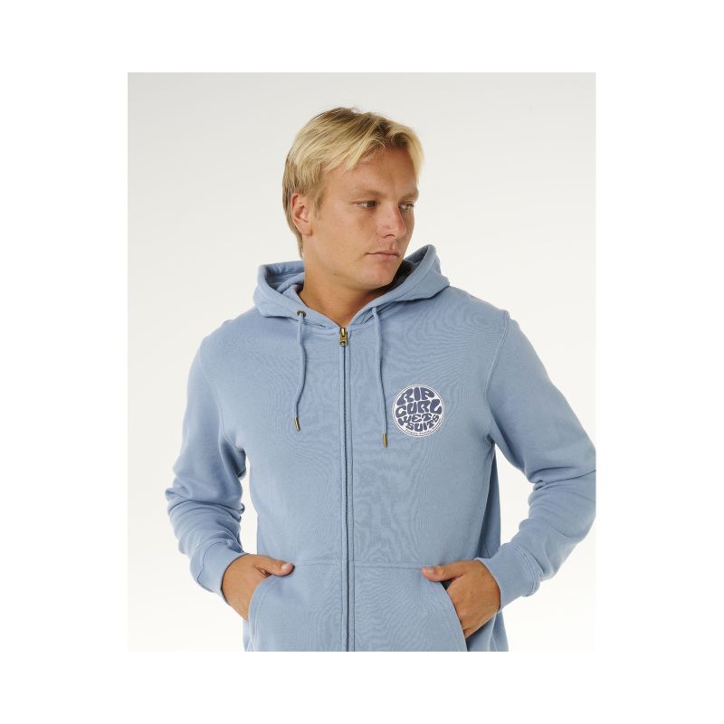6. Bluza męska RIP CURL Wettie Passage Icon Zip Thru niebieska