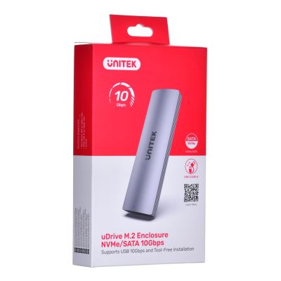 7. UNITEK OBUDOWA DYSKU M.2 NVME/SATA 10 GBPS, S1230A