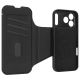 6. Decoded Textured Silicone Detachable Wallet - obudowa ochronna do iPhone 17 Pro kompatybilna z MagSafe (phantom black)