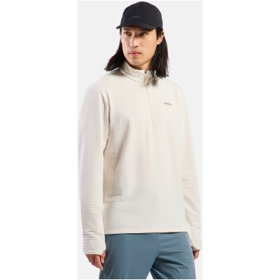 4. Bluza z półgolfem męska Odlo Mid layer 1/2 zip ESSENTIAL THERMAL beżowa