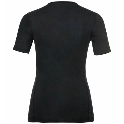 2. Koszulka damska Odlo BL TOP crew neck s/s ACTIVE WARM ECO roz. S Czarna