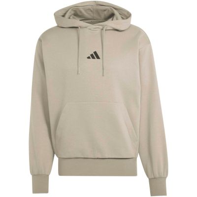 2. Bluza męska adidas Essentials Feelcozy Hoodie beżowa KF2361
