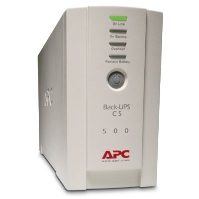 3. APC Back-UPS Czuwanie (Offline) 0,5 kVA 300 W 4 x gniazdo sieciowe