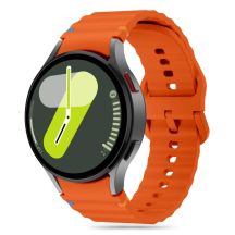 Pasek Tech-Protect Silicone Sport na Samsung Galaxy Watch 4 / 5 / 5 Pro / 6 / 7 / FE - pomarańczowy