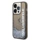 4. Etui Karl Lagerfeld Liquid Glitter Elong na iPhone 14 Pro - czarne