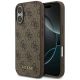 Etui Guess 4G Classic na iPhone 17 - brązowe